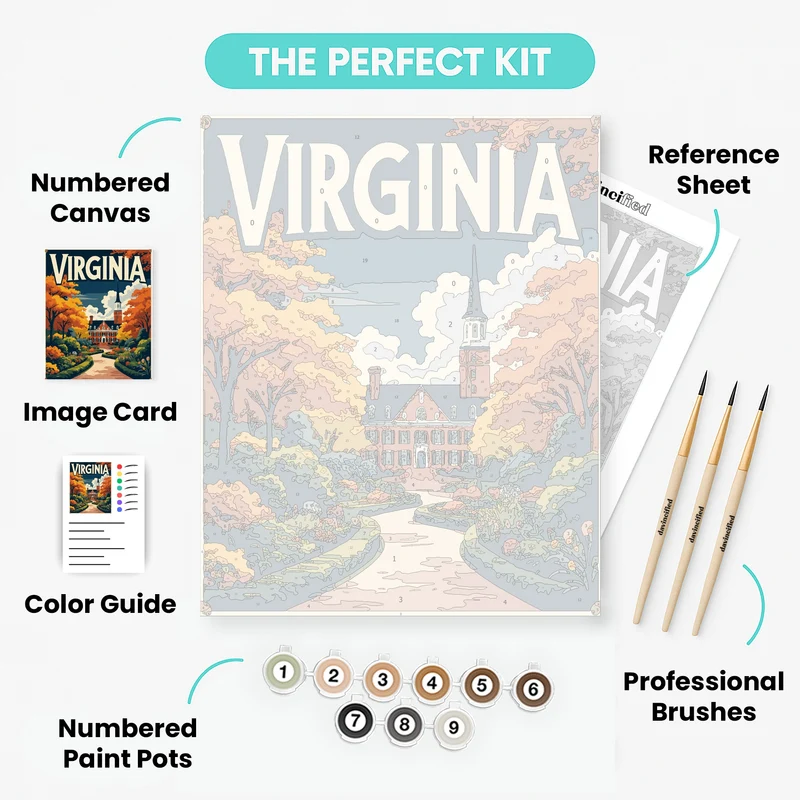 Virginia - Paint by Numbers Kit