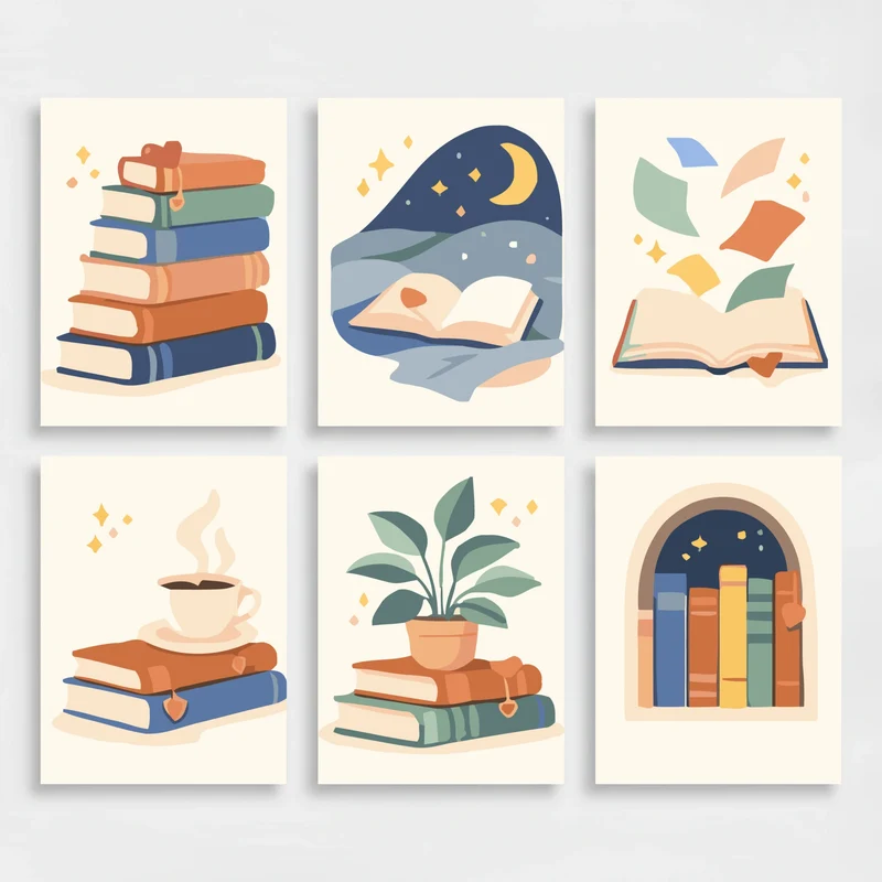 Books - Mini Paint by Numbers Set