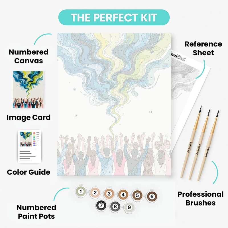 Unity in Diversity - Paint by Numbers Kit