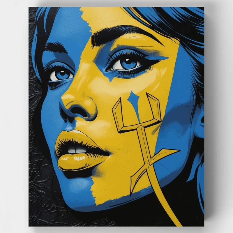 Ukrainian Beauty - Paint by Numbers Kit