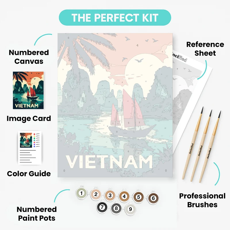 Vietnam - Paint by Numbers Kit