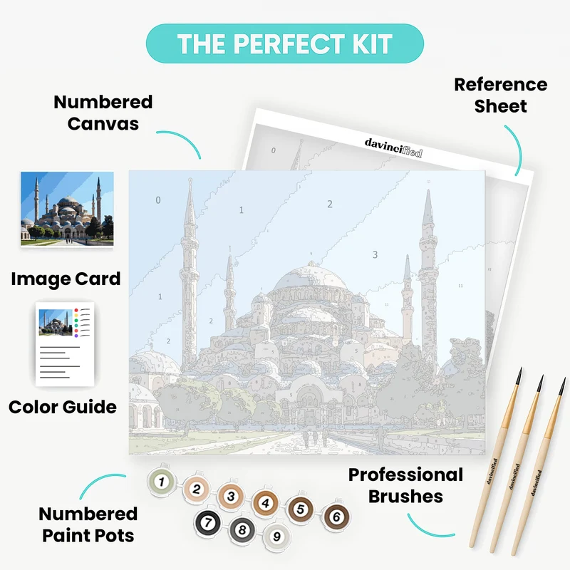 Hagia Sophia Istanbul - Paint by Numbers Kit