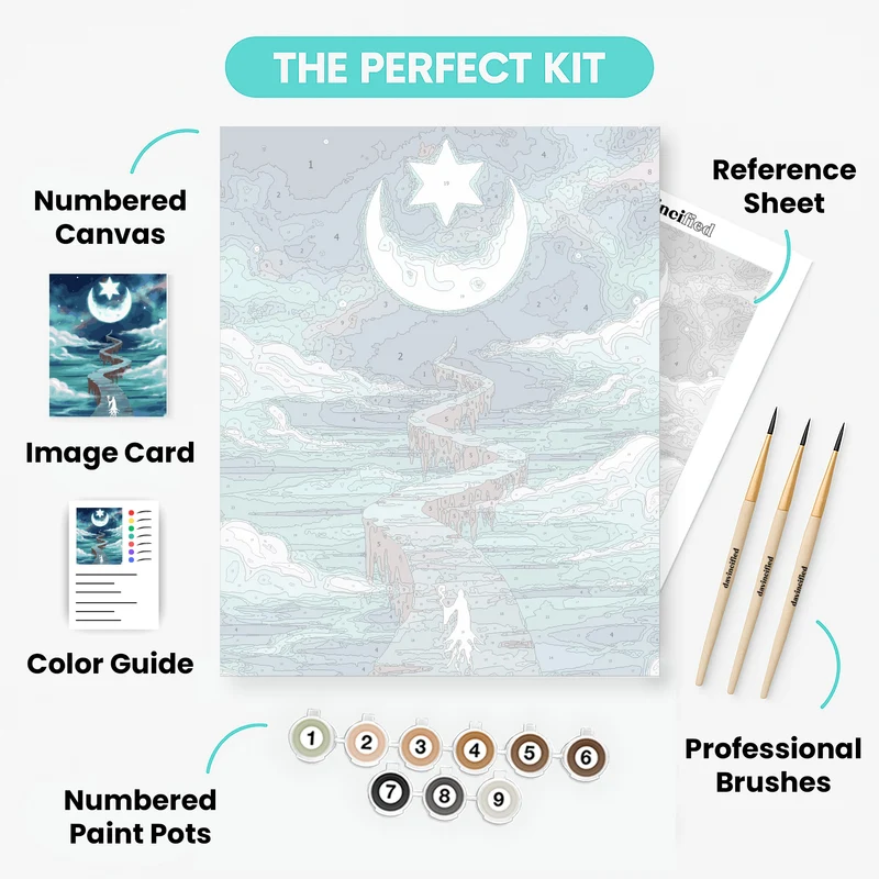 New Moon - Paint by Numbers Kit