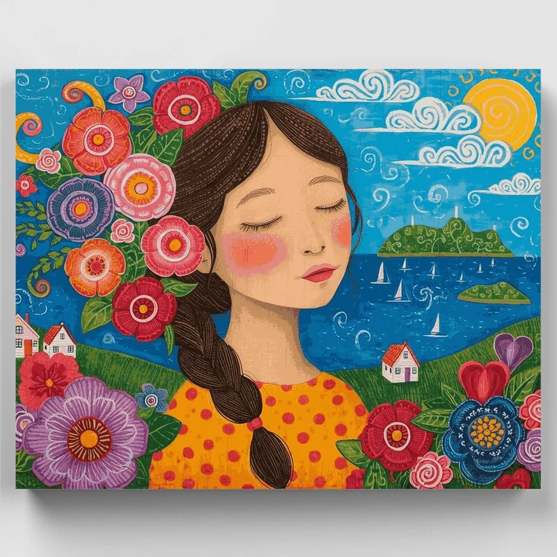 "Coastal Daydream" Paint by Numbers Kit