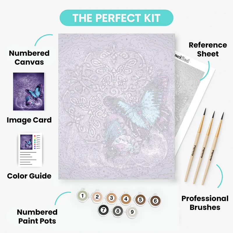 Celtic Butterfly - Paint by Numbers Kit