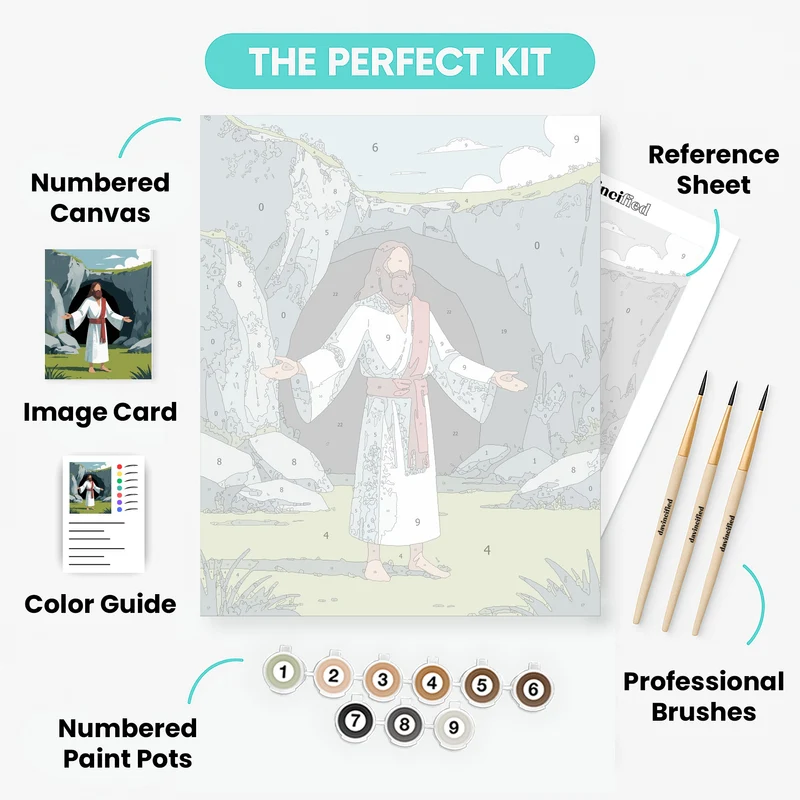 Jesus Resurrection - Paint by Numbers Kit