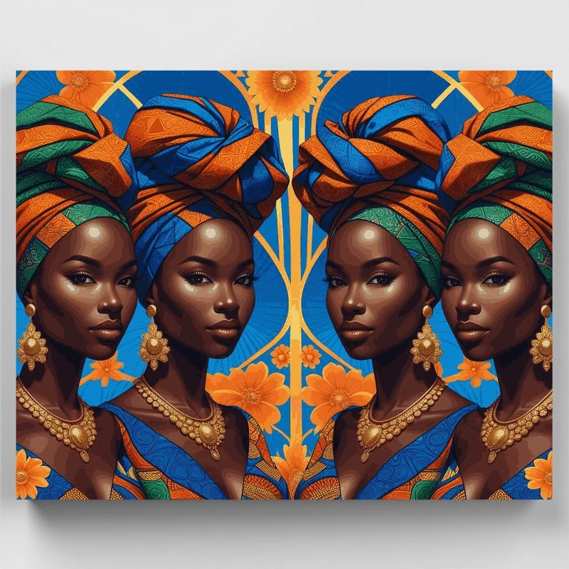 African Queens - Paint by Numbers Kit