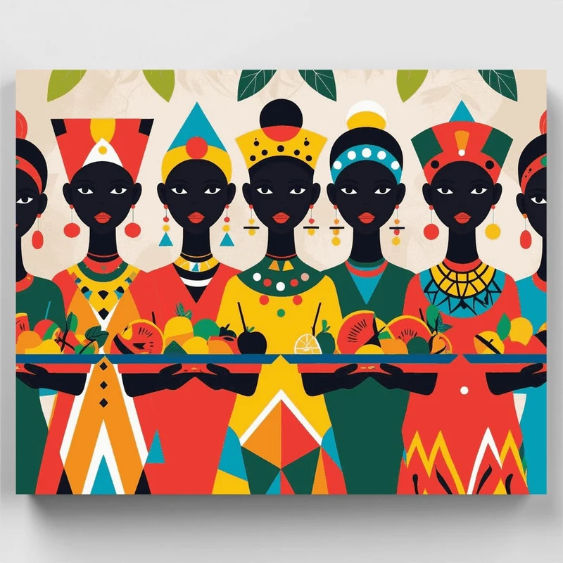 African Celebration - Paint by Numbers Kit