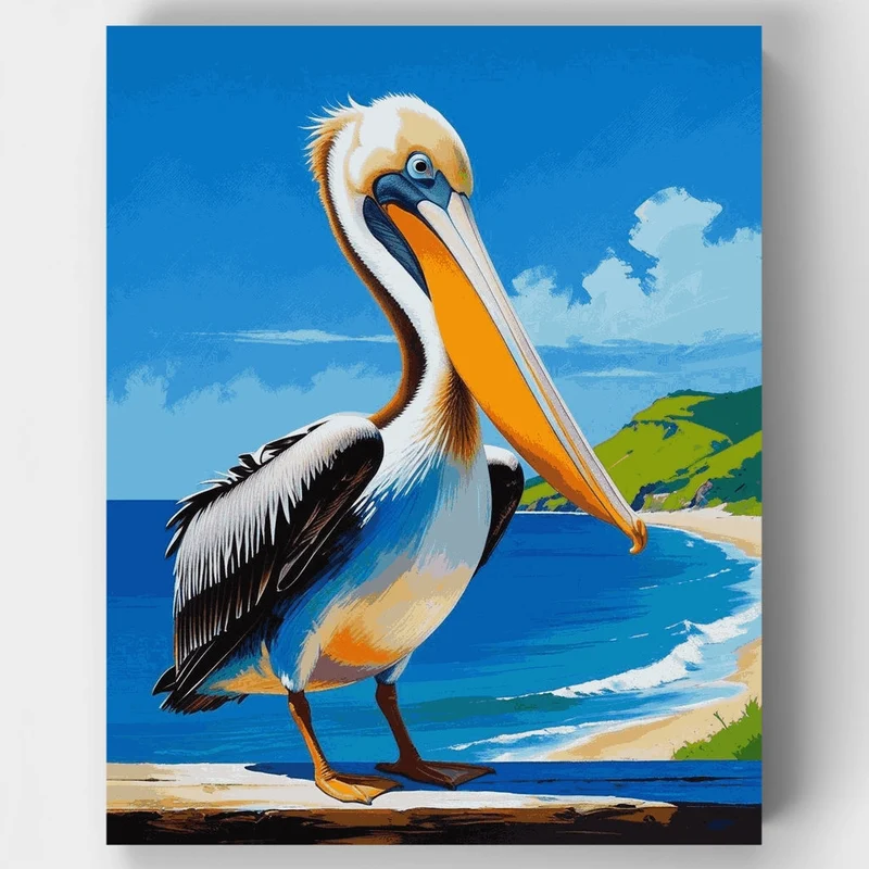 Pelican - Paint by Numbers Kit