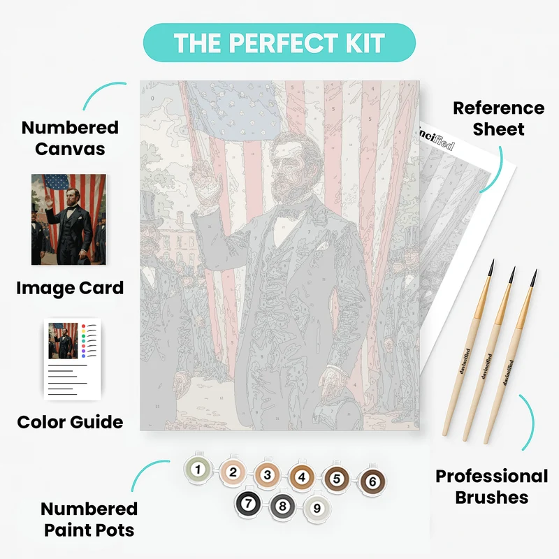 Historical Oath Taking - Paint by Numbers Kit