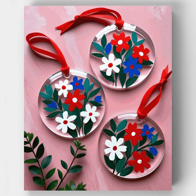 Floral Ornaments - Paint by Numbers Kit
