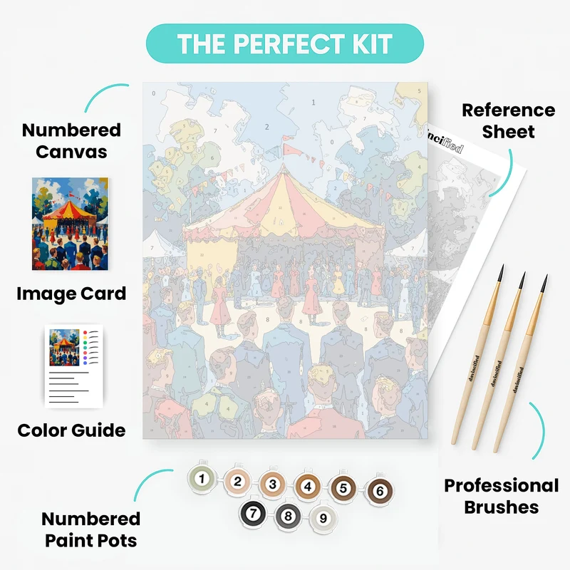 Carnival Celebration - Paint by Numbers Kit