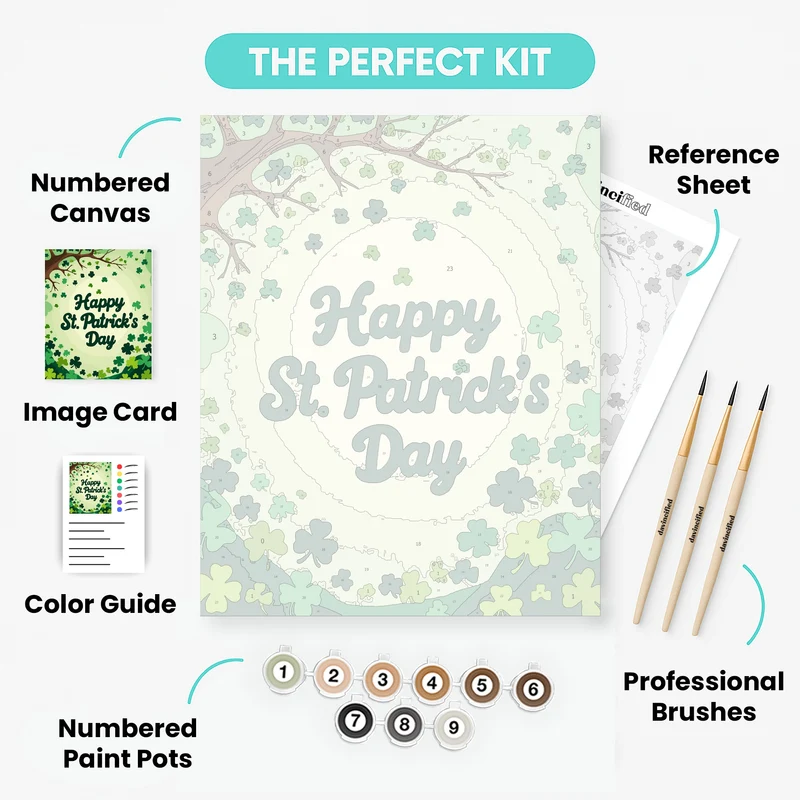 Happy St. Patrick's Day - Paint by Numbers Kit