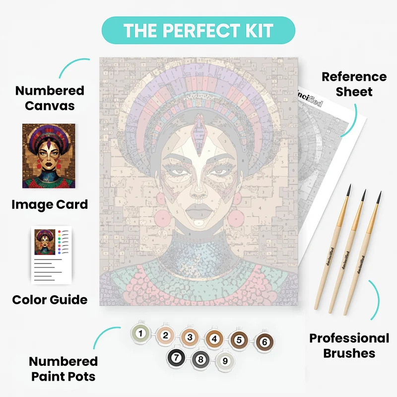 Cultural Portrait - Paint by Numbers Kit