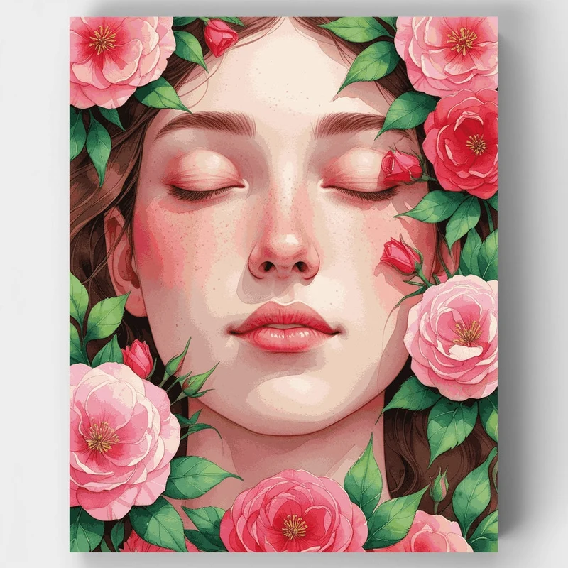 Floral Serenity - Paint by Numbers Kit