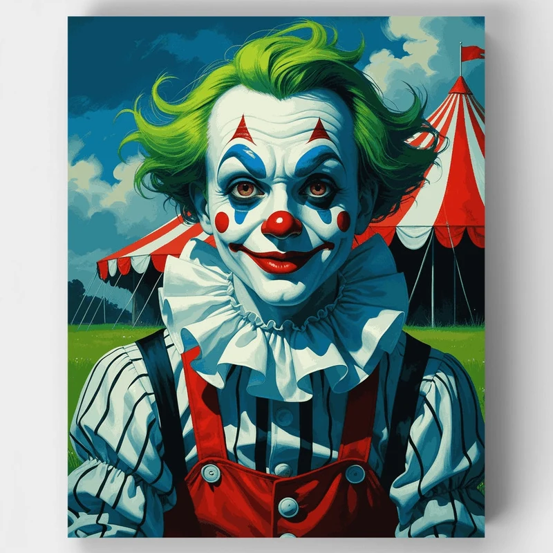 Circus Clown - Paint by Numbers Kit