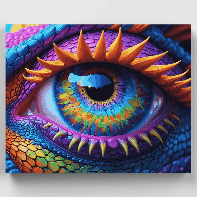 Dragon's Gaze - Paint by Numbers Kit