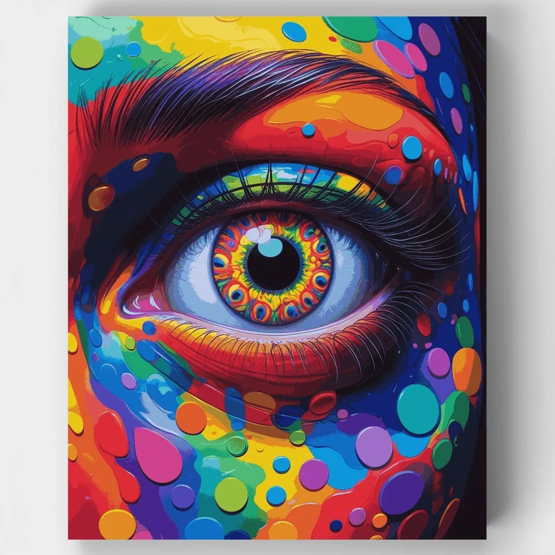 Psychedelic Eye - Paint by Numbers Kit