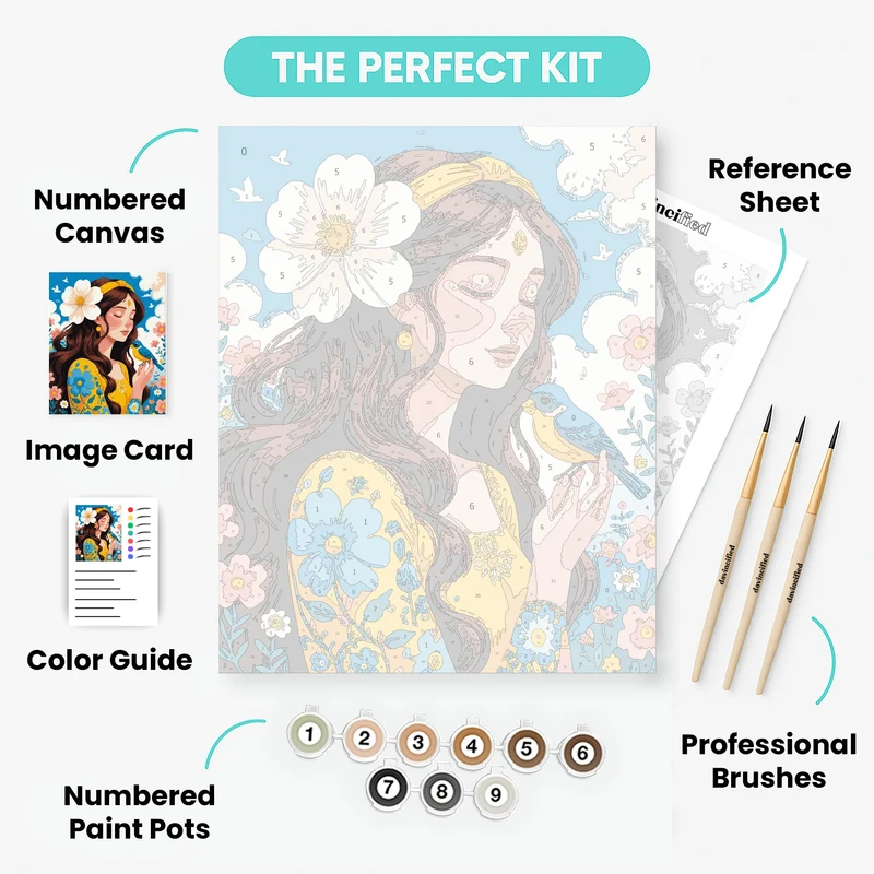 Spring Harmony - Paint by Numbers Kit