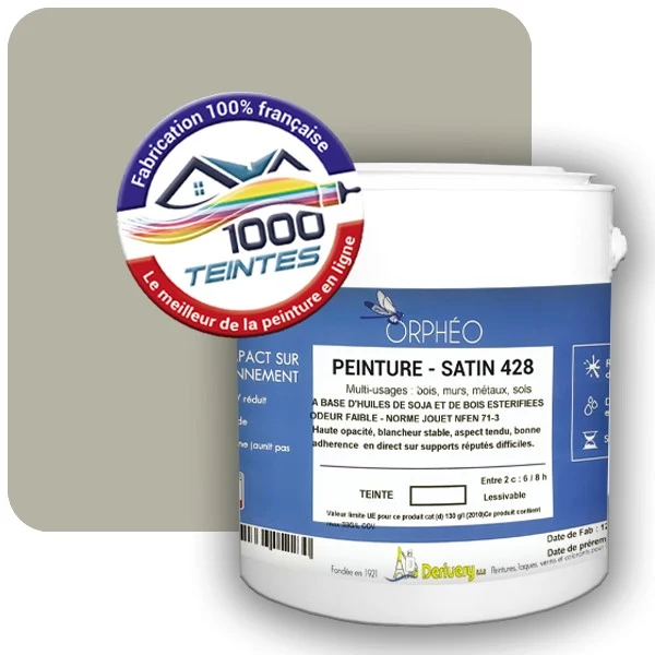 Peinture Anticorrosion Natura Orphéo® Les Jaunes (Mille Teintes E8-57) Intérieur/Extérieur SATIN
