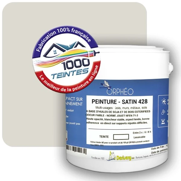 Peinture Anticorrosion Natura Orphéo® Les Jaunes (Mille Teintes E8-56) Intérieur/Extérieur SATIN