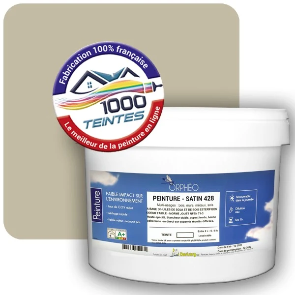 Peinture Anticorrosion Natura Orphéo® Les Jaunes (Mille Teintes E8-37) Intérieur/Extérieur SATIN