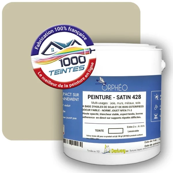 Peinture Anticorrosion Natura Orphéo® Les Jaunes (Mille Teintes E8-17) Intérieur/Extérieur SATIN