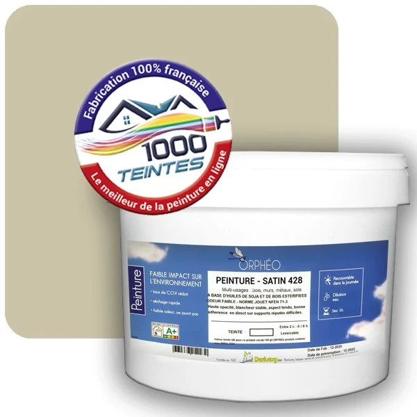 Peinture Anticorrosion Natura Orphéo® Les Jaunes (Mille Teintes E8-17) Intérieur/Extérieur SATIN