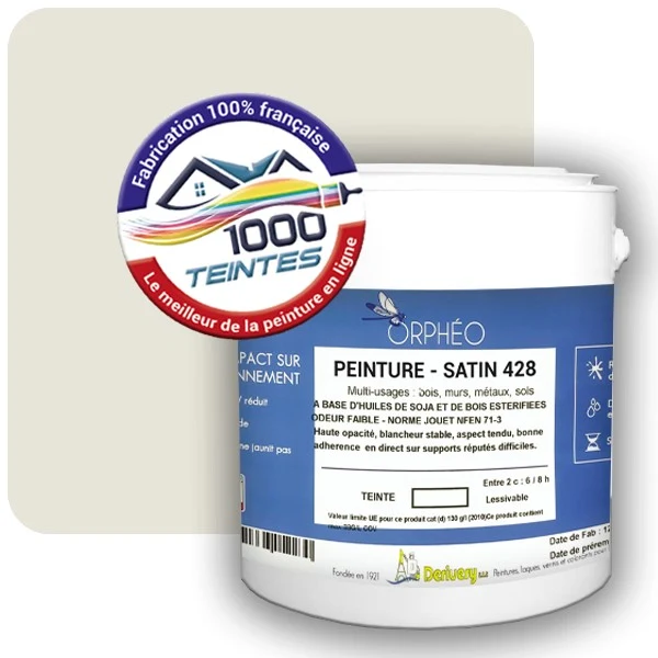 Peinture Anticorrosion Natura Orphéo® Les Jaunes (Mille Teintes E6-56) Intérieur/Extérieur SATIN