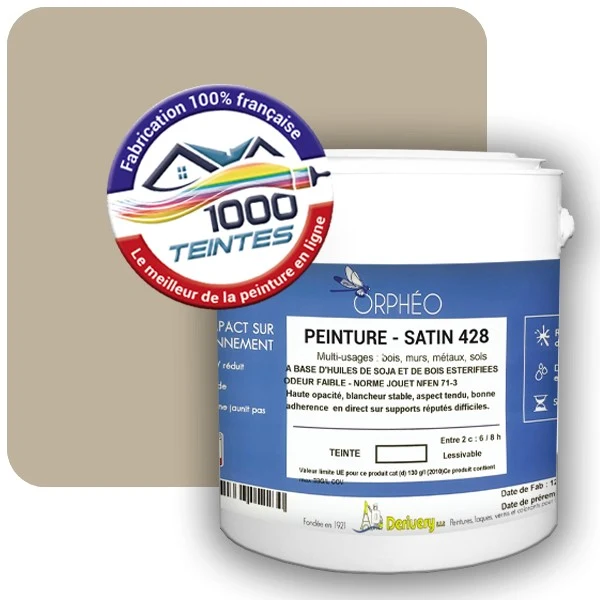 Peinture Anticorrosion Natura Orphéo® Les Jaunes (Mille Teintes E6-38) Intérieur/Extérieur SATIN