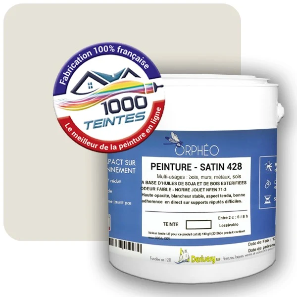 Peinture Anticorrosion Natura Orphéo® Les Jaunes (Mille Teintes E6-36) Intérieur/Extérieur SATIN