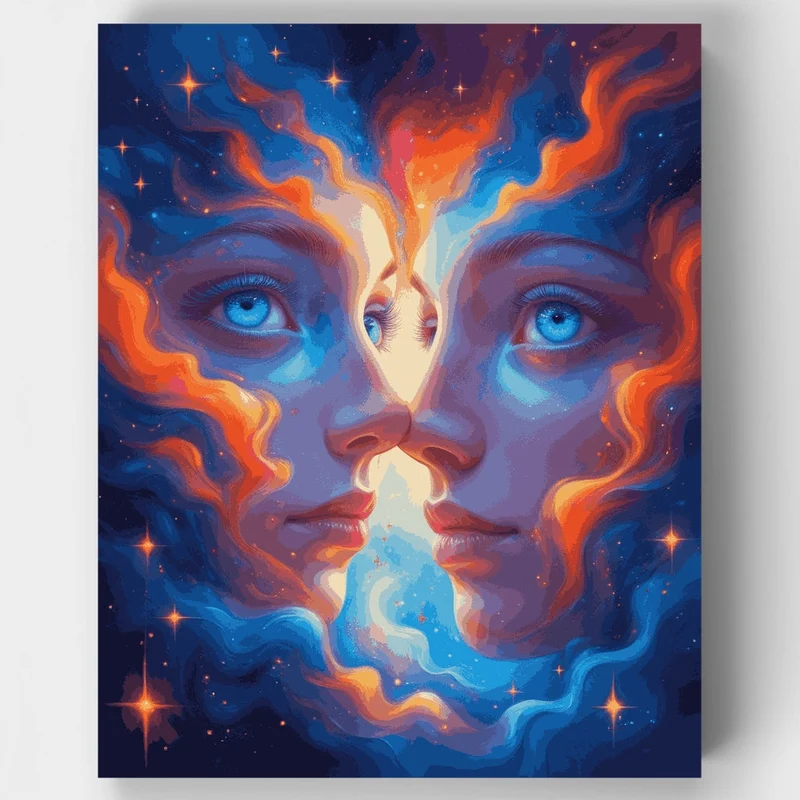 Cosmic Connection - Paint by Numbers Kit