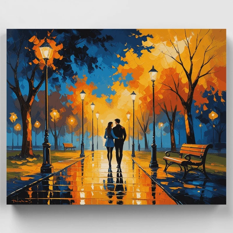 Evening Stroll - Paint by Numbers Kit