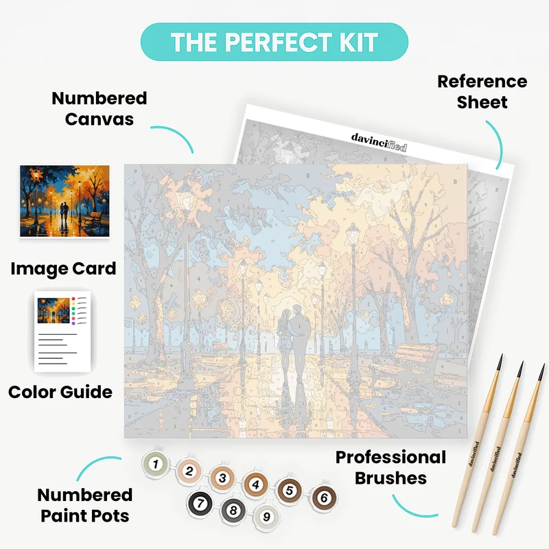 Evening Stroll - Paint by Numbers Kit