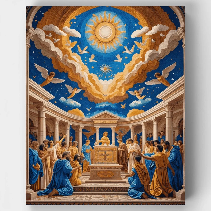 Divine Assembly - Paint by Numbers Kit