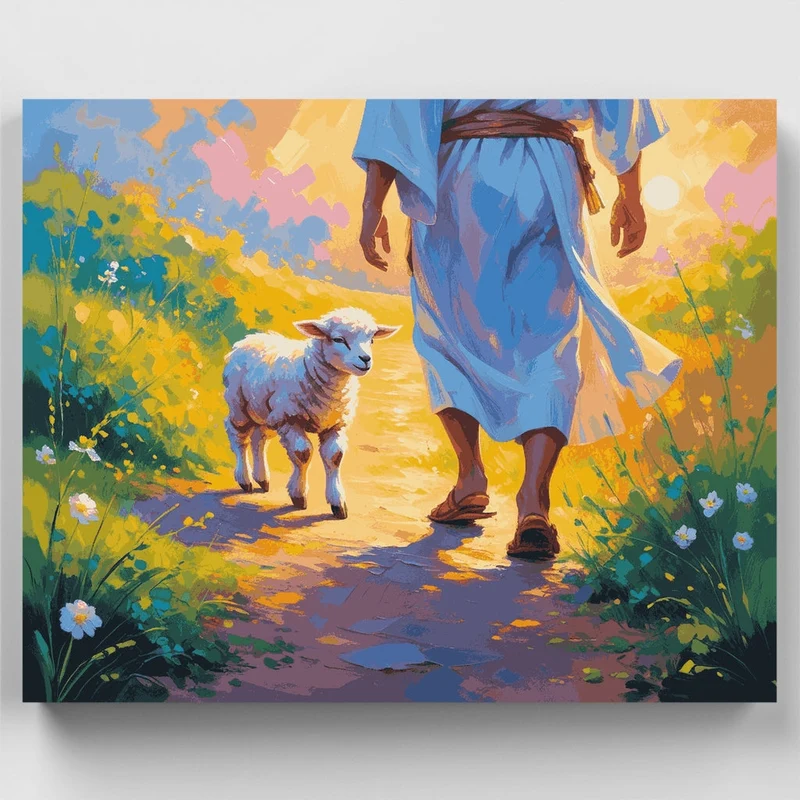 The Good Shepherd's Path - Paint by Numbers Kit