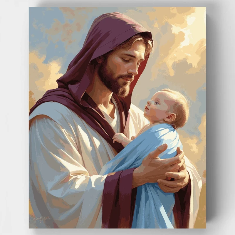 Sacred Embrace - Paint by Numbers Kit
