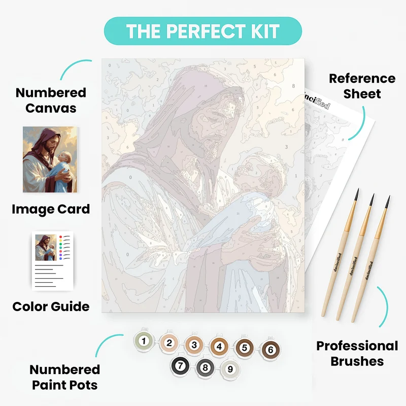 Sacred Embrace - Paint by Numbers Kit