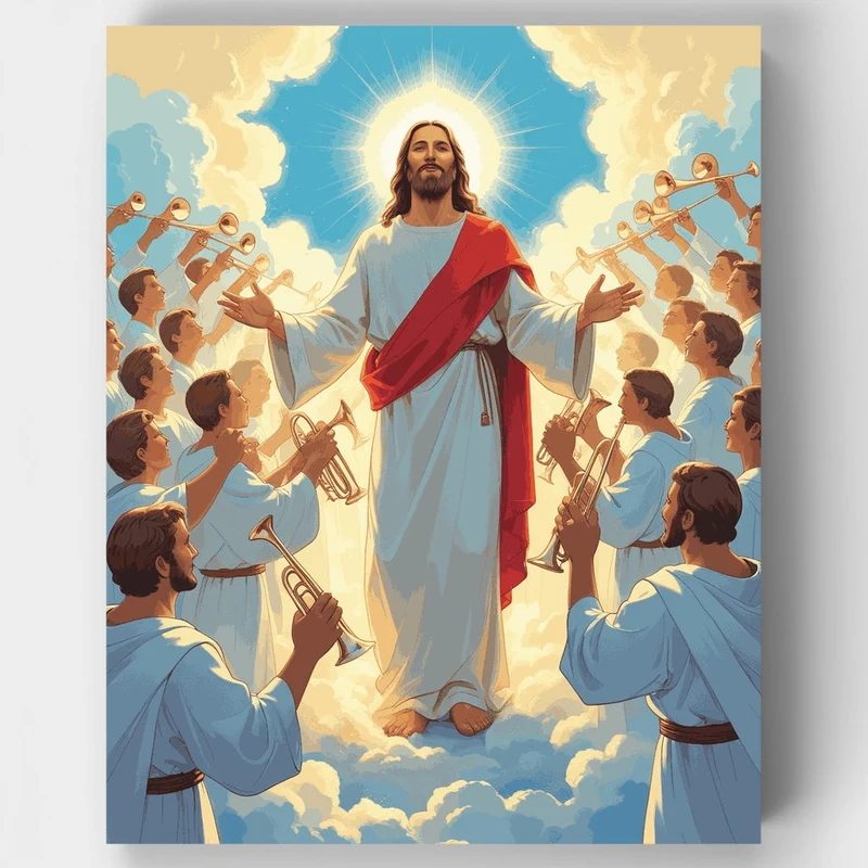 Heavenly Ascension - Paint by Numbers Kit