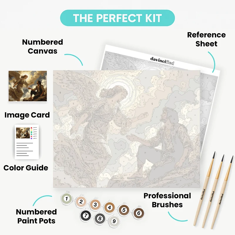 Angel Visitation - Paint by Numbers Kit
