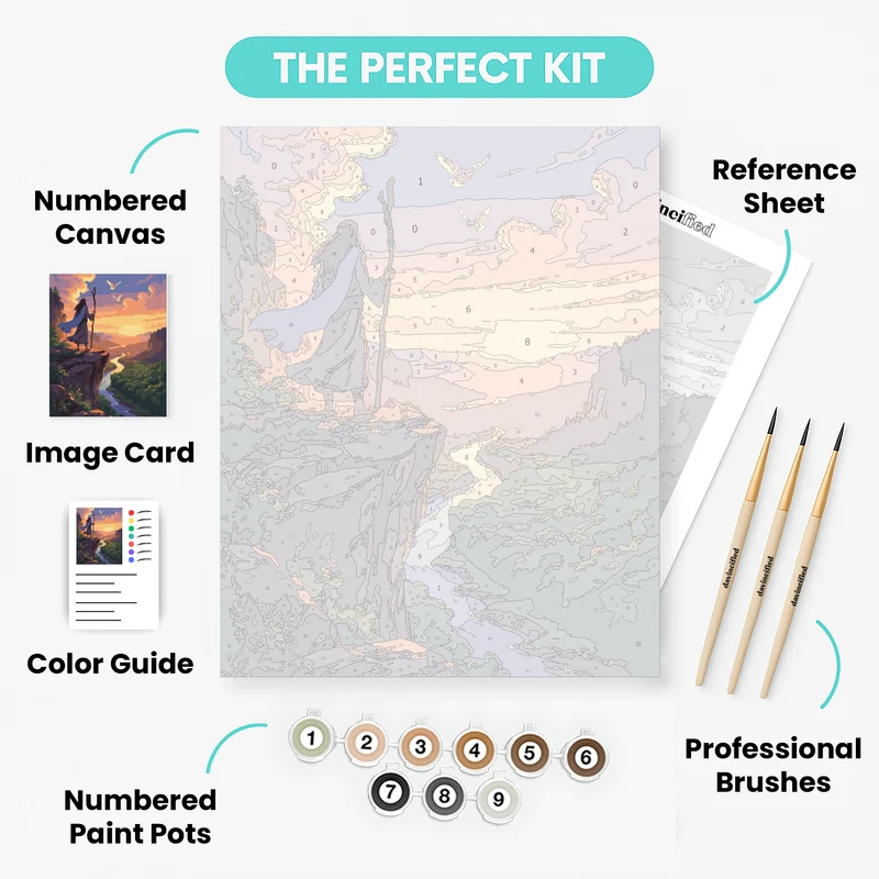 Divine Journey - Paint by Numbers Kit