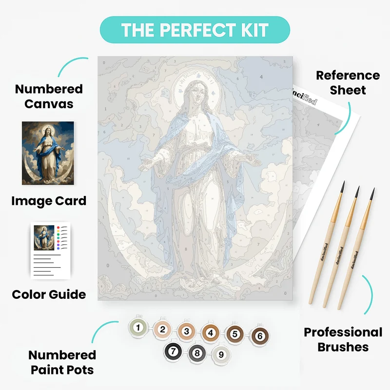Our Lady of the Immaculate Conception - Paint by Numbers Kit