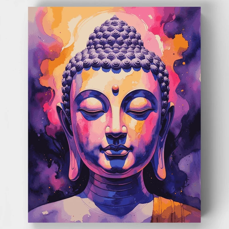 Cosmic Buddha Enlightenment - Paint by Numbers Kit
