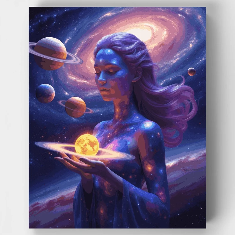 Cosmic Goddess - Paint by Numbers Kit