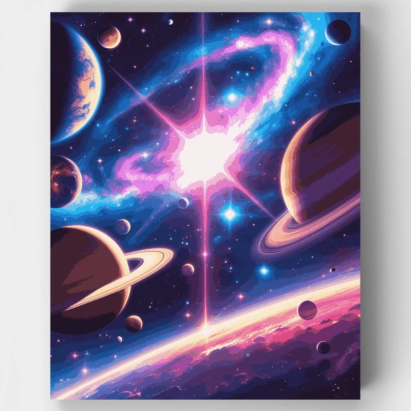 Cosmic Supernova - Paint by Numbers Kit