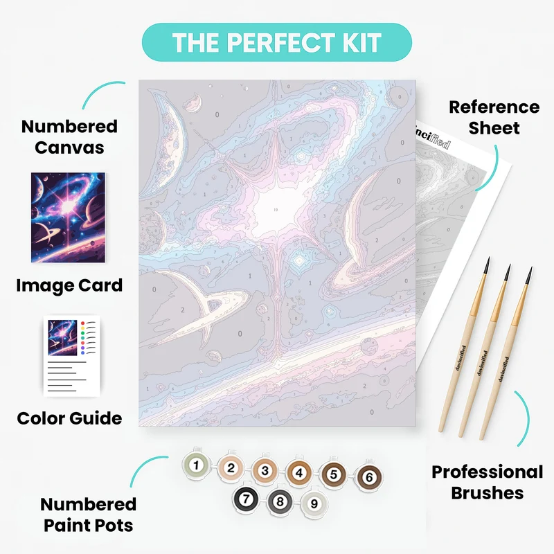 Cosmic Supernova - Paint by Numbers Kit