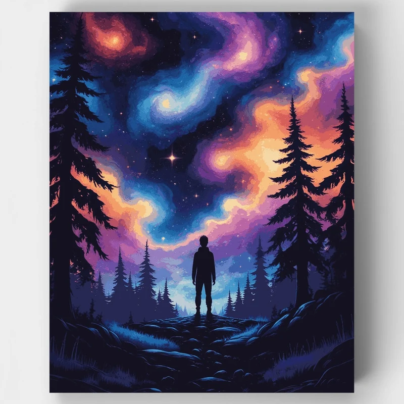 Cosmic Stargazer - Paint by Numbers Kit