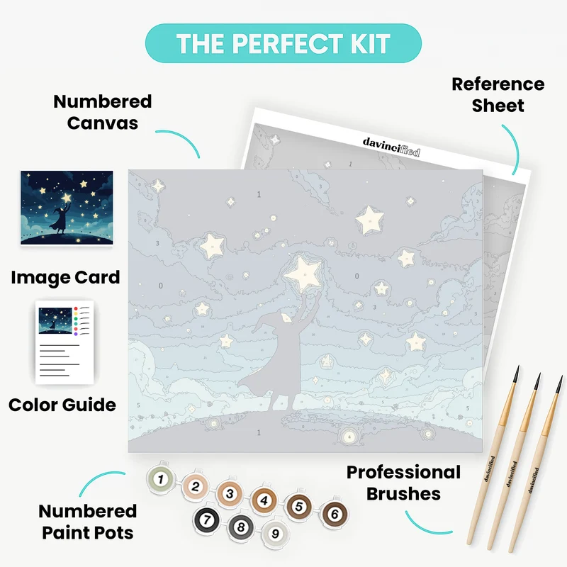 Reaching for the Stars - Paint by Numbers Kit