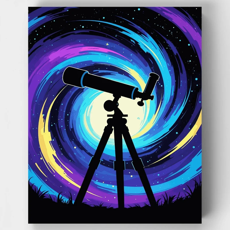 Cosmic Telescope - Paint by Numbers Kit