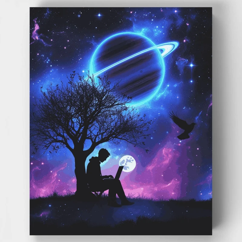 Cosmic Dreamer - Paint by Numbers Kit